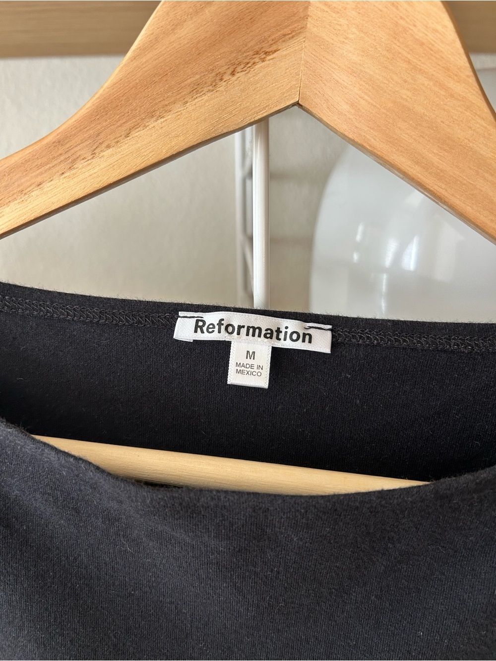 Reformation Black Dusk Boatneck Tank Medium - Picture 3 of 4